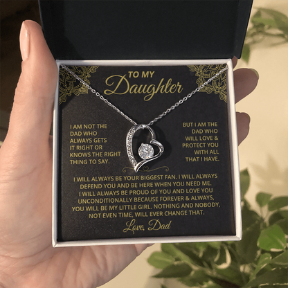 Dad's Pride and Joy - Daughter Eternal Love Necklace