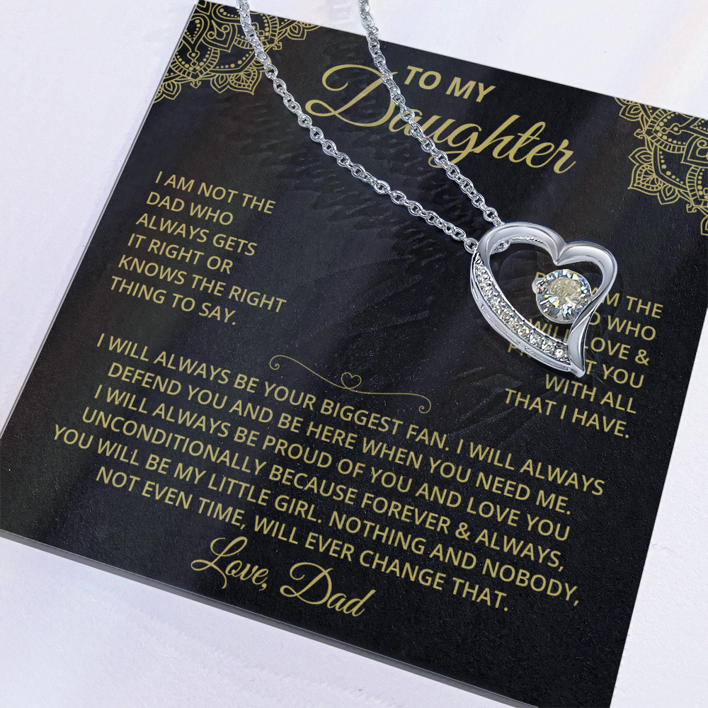 Dad's Pride and Joy - Daughter Eternal Love Necklace