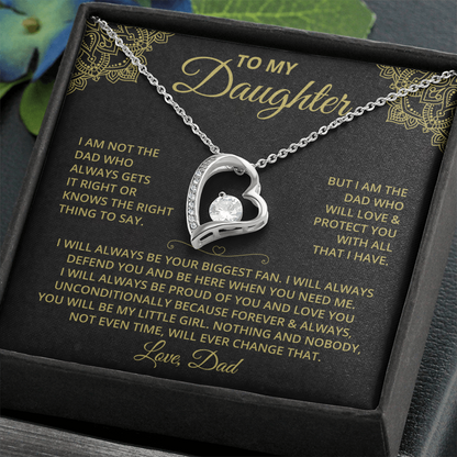 Dad's Pride and Joy - Daughter Eternal Love Necklace