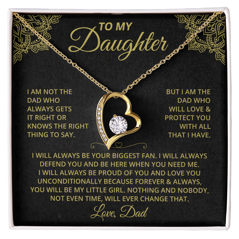 Dad's Pride and Joy - Daughter Eternal Love Necklace