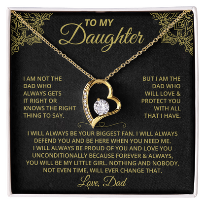 Dad's Pride and Joy - Daughter Eternal Love Necklace