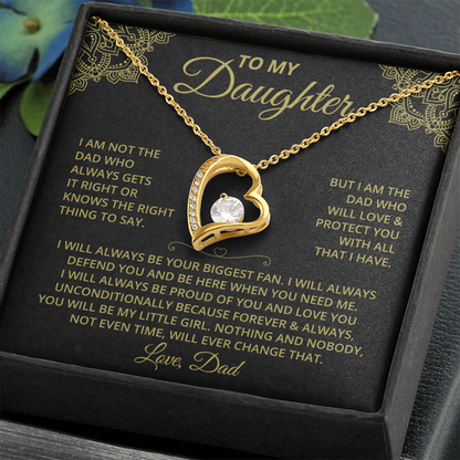 Dad's Pride and Joy - Daughter Eternal Love Necklace
