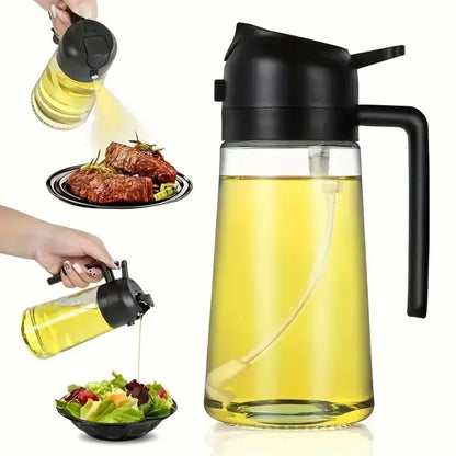Grill Esseentials Oil Sprayer Glass Bottle and FREE Grill Cleaner