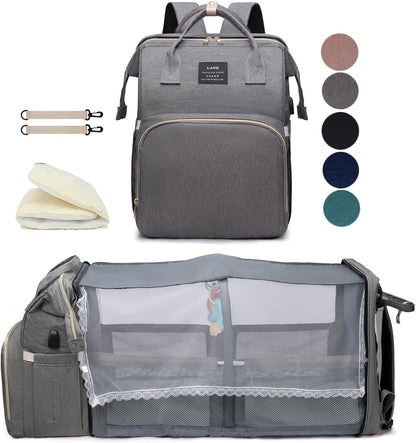 The MoManager - Baby Diaper Bag and Bassinet