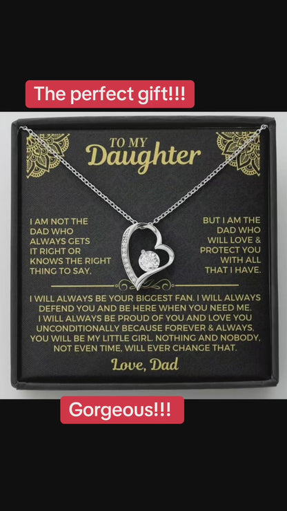 Dad's Pride and Joy - Daughter Eternal Love Necklace